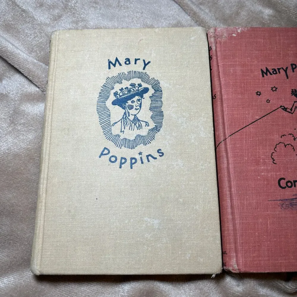 Set 3 Vintage Mary Poppins Books P.L. Travers In Park Comes Back